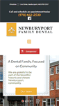 Mobile Screenshot of newburyportfamilydental.com